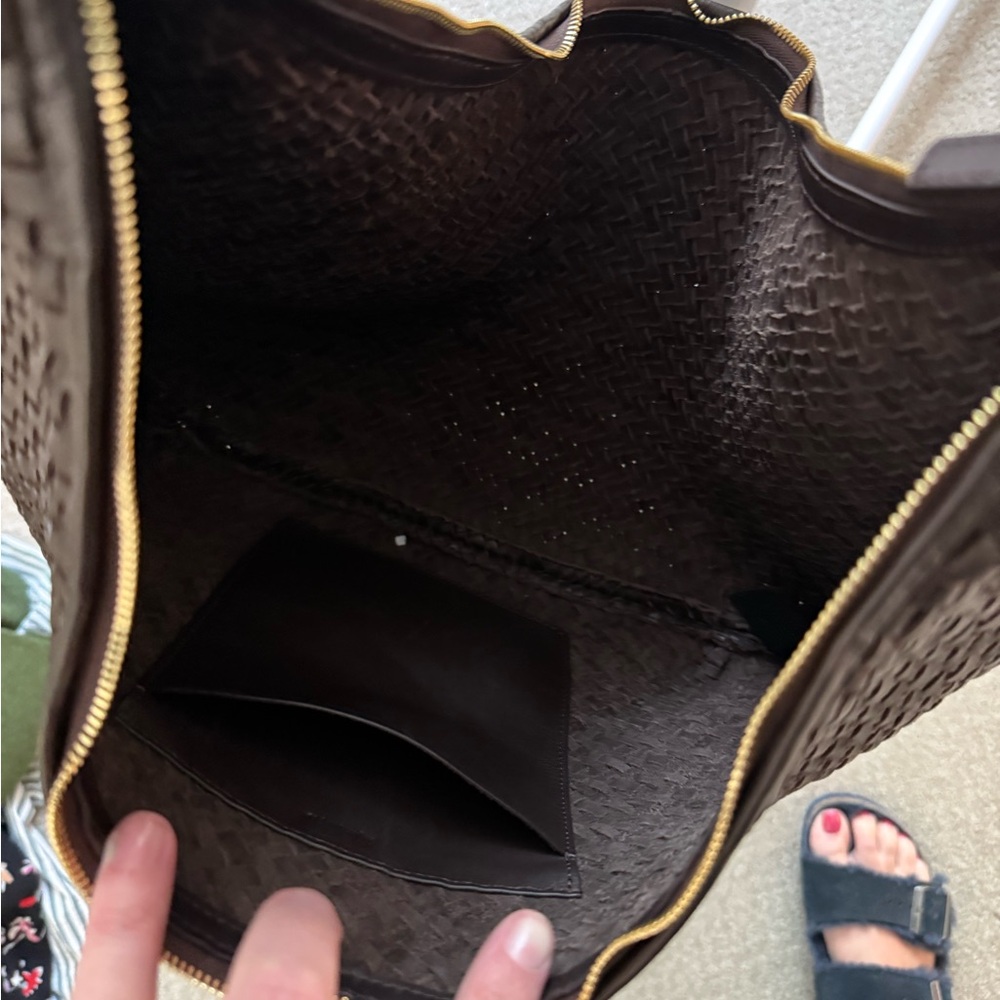 Madewell Brown Woven Shoulder Bag - Picture 3 of 5